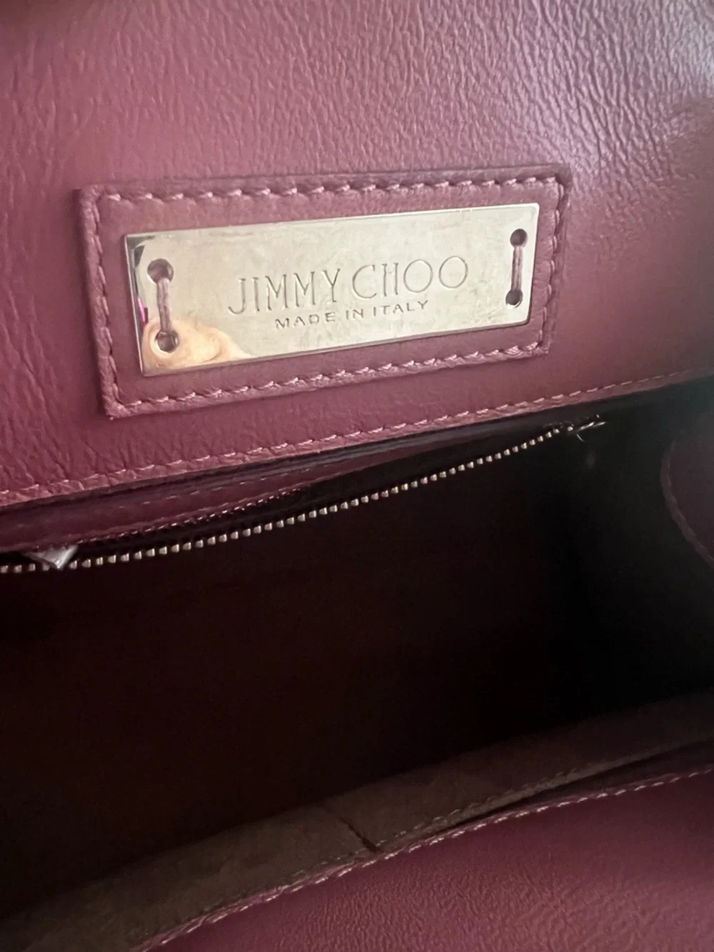 Jimmy Choo Women’s Suede Handbag with Crossbody in Dusty Pink - Picture 4 of 10